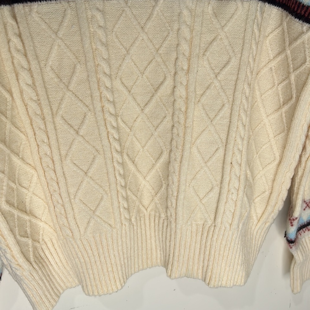 NWOT LOVE + HARMONY Fair Isle Cozy Cardigan Size Medium - Picture 6 of 14